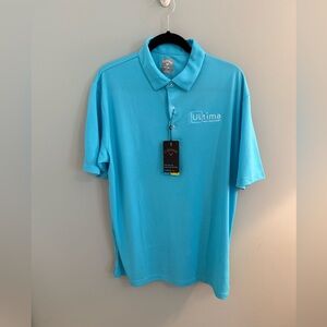 Callaway Turquoise Polo Golf Shirt Classic Design Opti Dry. Great gift.